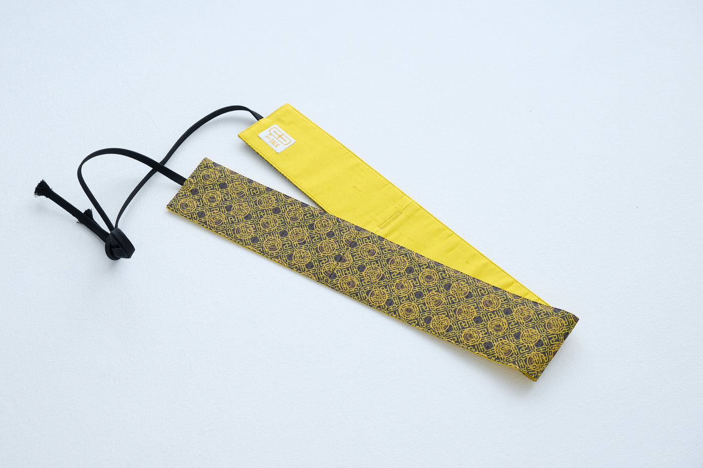 Gold monogram narrow belt