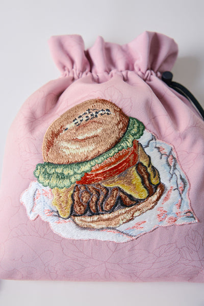 Drawstring bag/Hamburger
