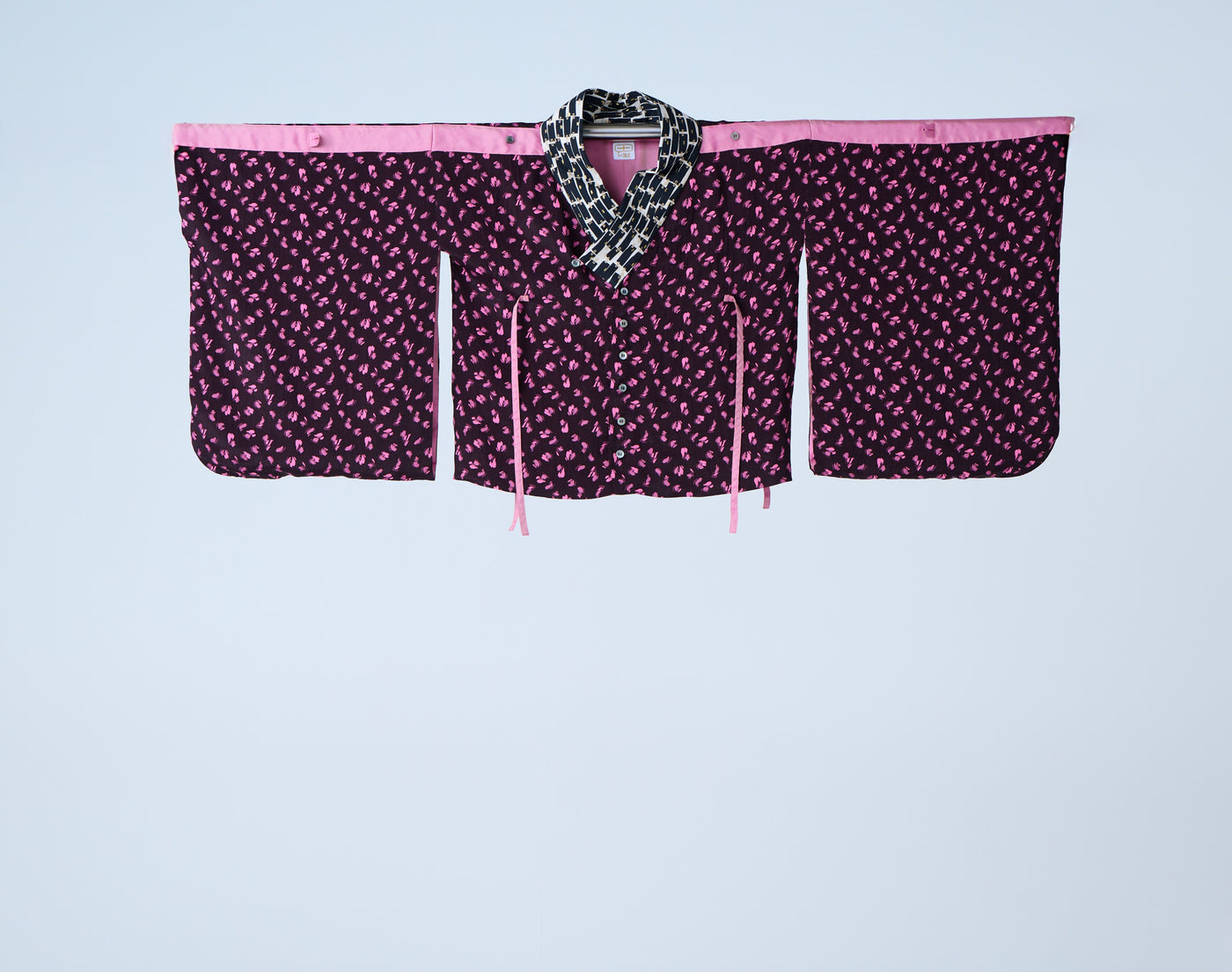 Petal Jacquard Short Jacket Pink