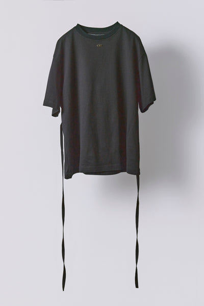 Waist ribbon T-shirt