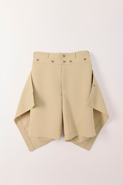 Shape-changeable wrap culottes