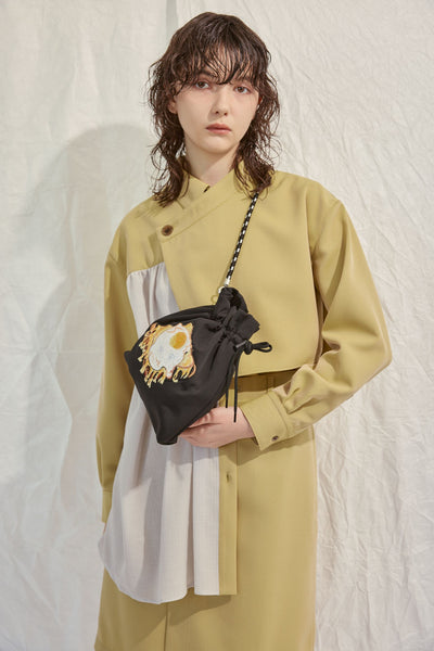 Drawstring pouch - Croque Madame