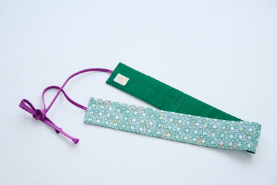 Green Monogram Narrow Belt