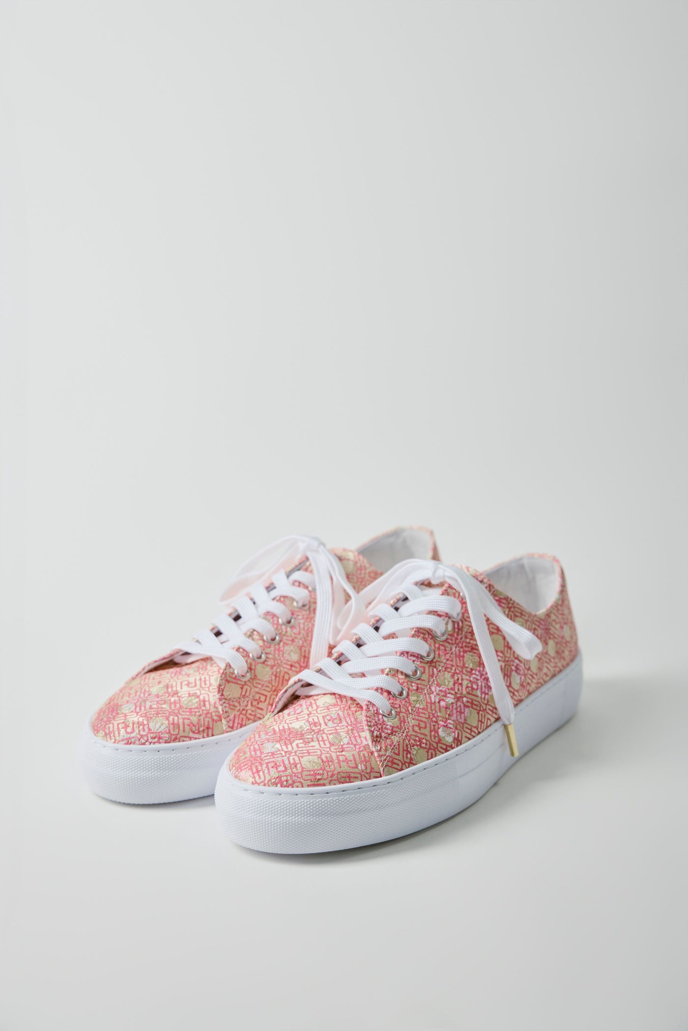 Nishijin-ori sneakers, monogram pink