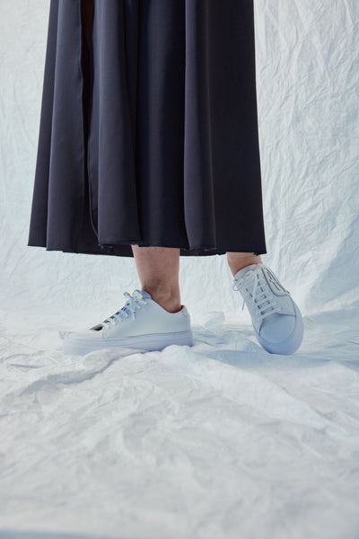 Icon Leather Sneakers (White)