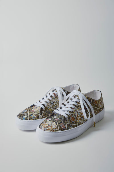 Nishijin-ori sneakers with Asuka pattern