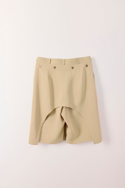 Shape-changeable wrap culottes