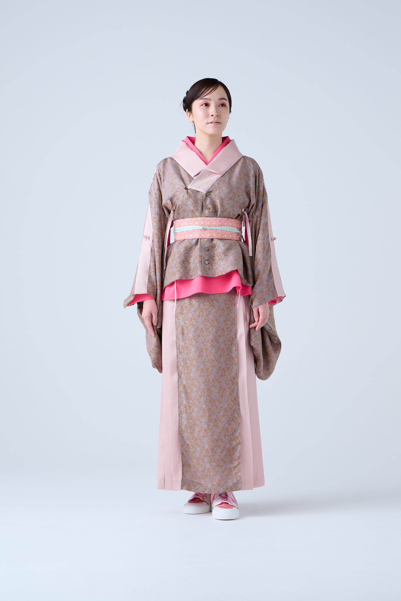Pink Monogram Narrow Belt