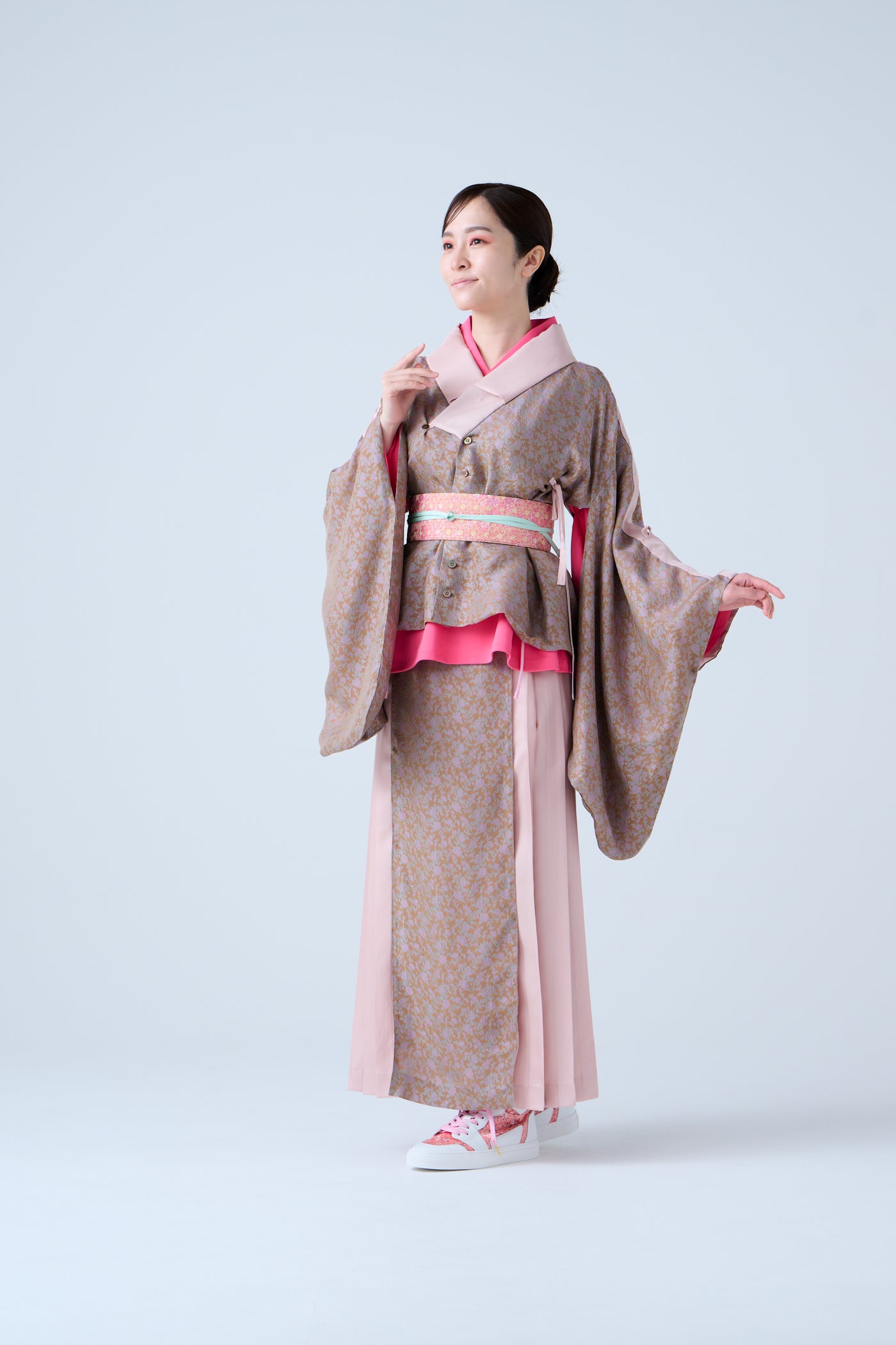 Pink Monogram Narrow Belt