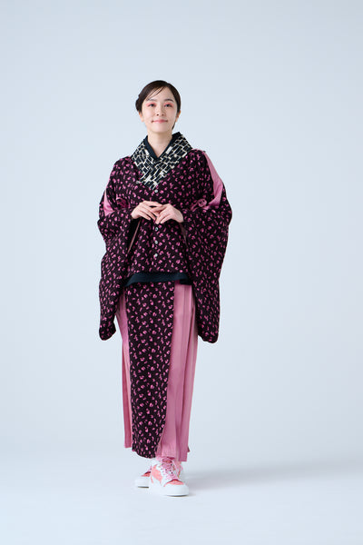 Kimono Sleeve Bare Smooth Short Pullover Black