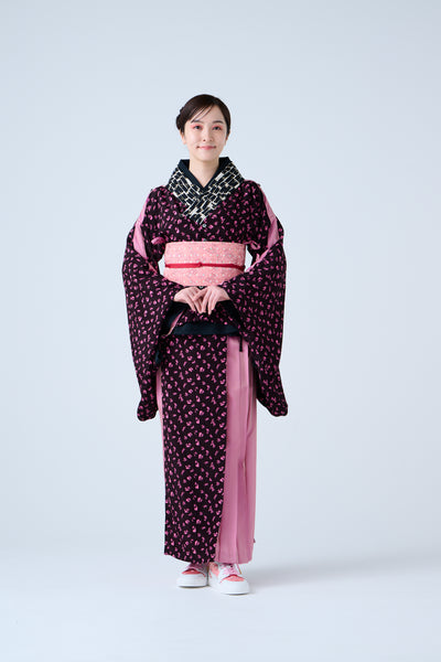 Petal Jacquard Short Jacket Pink