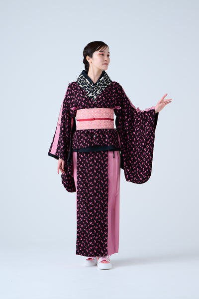 Petal Jacquard Short Jacket Pink