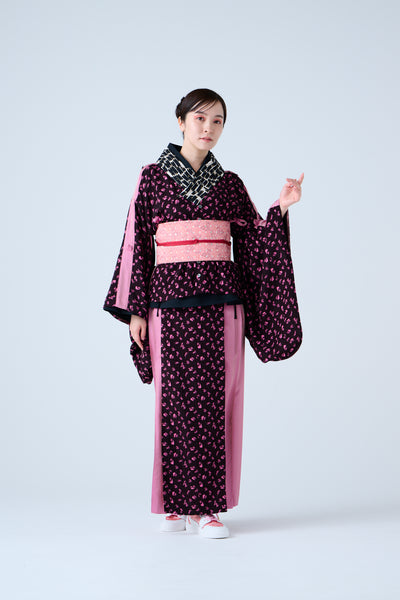Kimono Sleeve Bare Smooth Short Pullover Black