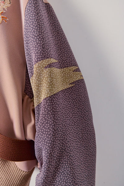 MA1 style blouson with dragon embroidery