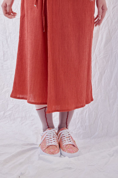 Nishijin-ori sneakers, monogram pink
