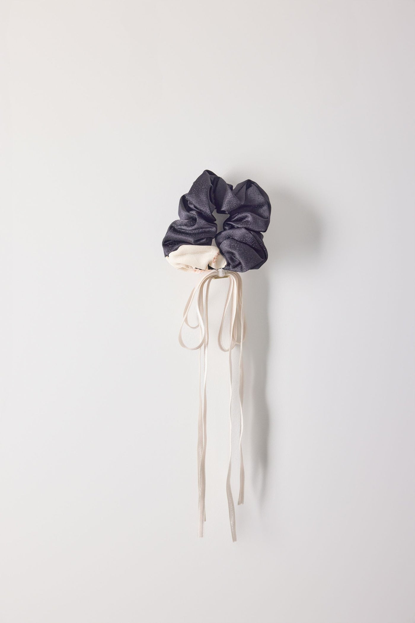 Ribbon, Scrunchie, Black