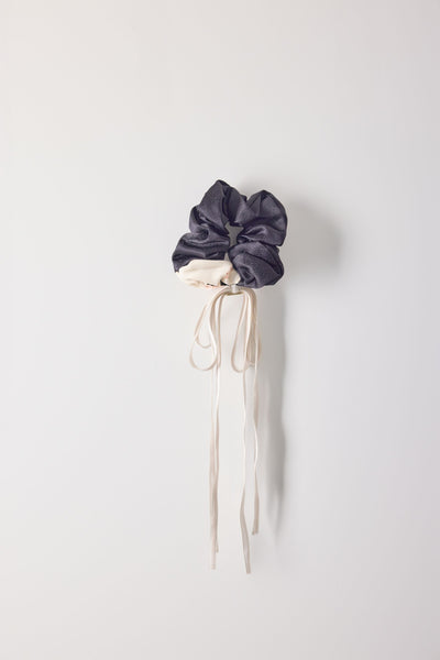 Ribbon, Scrunchie, Black