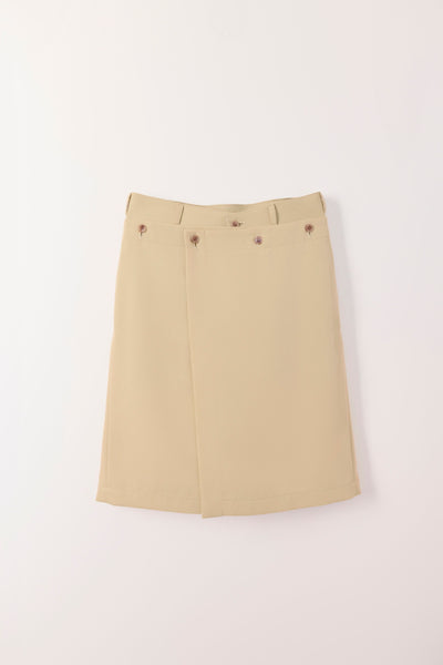 Shape-changeable wrap culottes