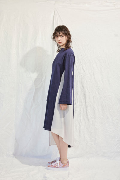 Two-tone dress