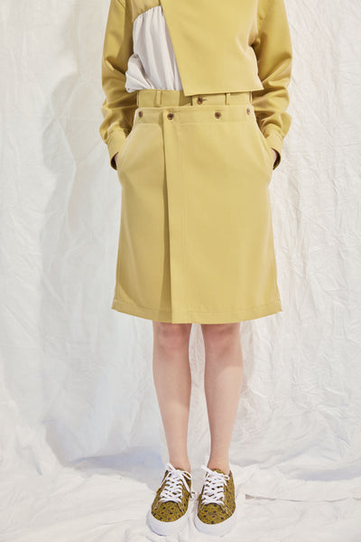 Shape-changeable wrap culottes