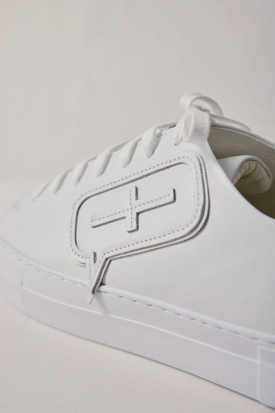 Icon Leather Sneakers (White)