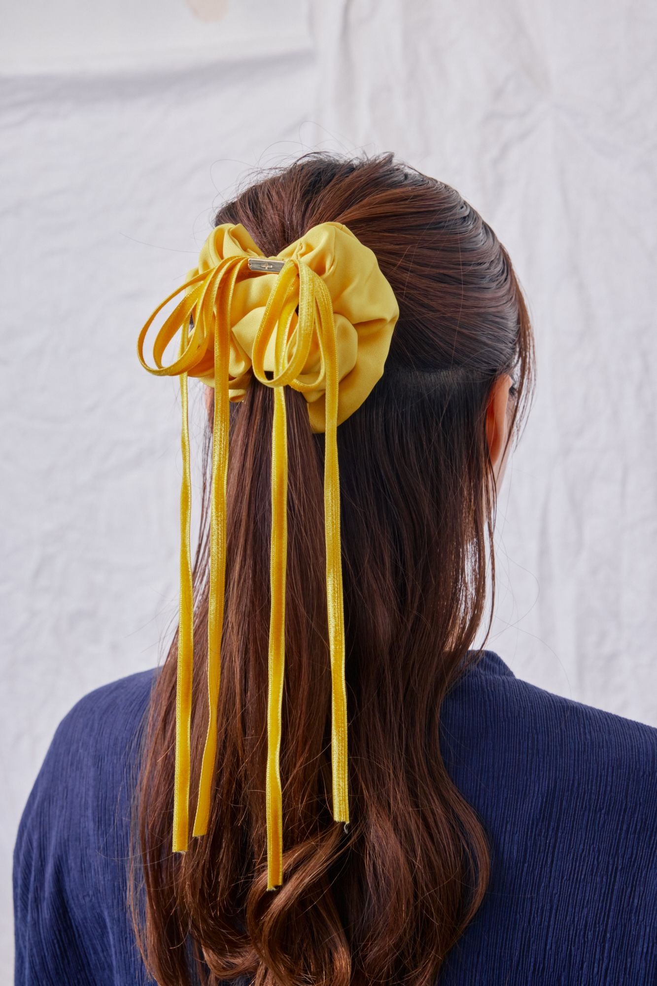 Ribbon, Scrunchie, Yellow