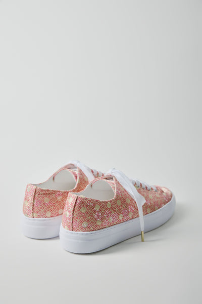 Nishijin-ori sneakers, monogram pink