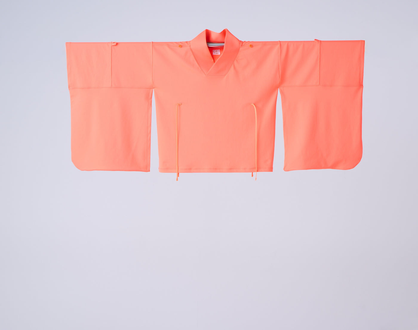 Kimono Sleeve Bare Smooth Short Pullover Orange