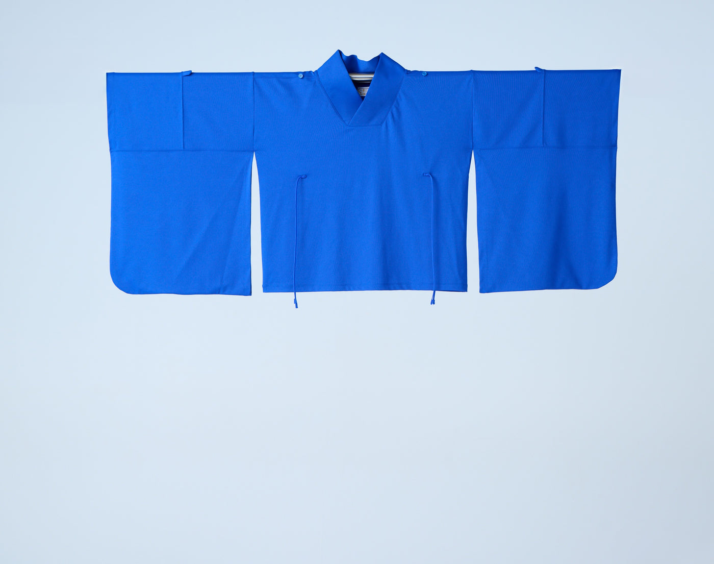Kimono Sleeve Bare Smooth Short Pullover Blue