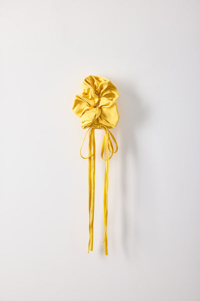 Ribbon, Scrunchie, Yellow