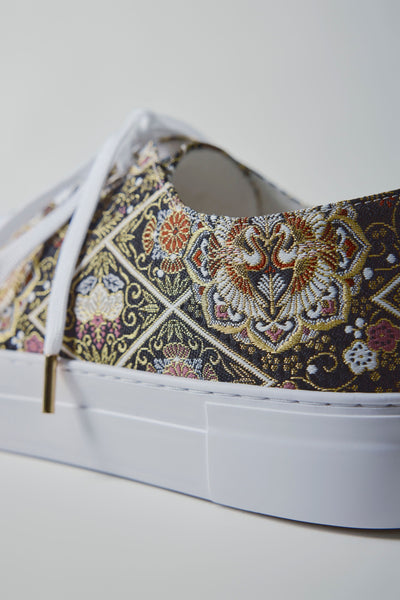 Nishijin-ori sneakers with Asuka pattern