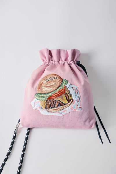 Drawstring bag/Hamburger