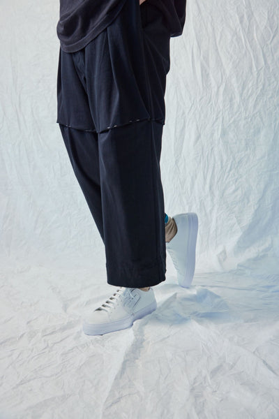 Icon Leather Sneakers (White)
