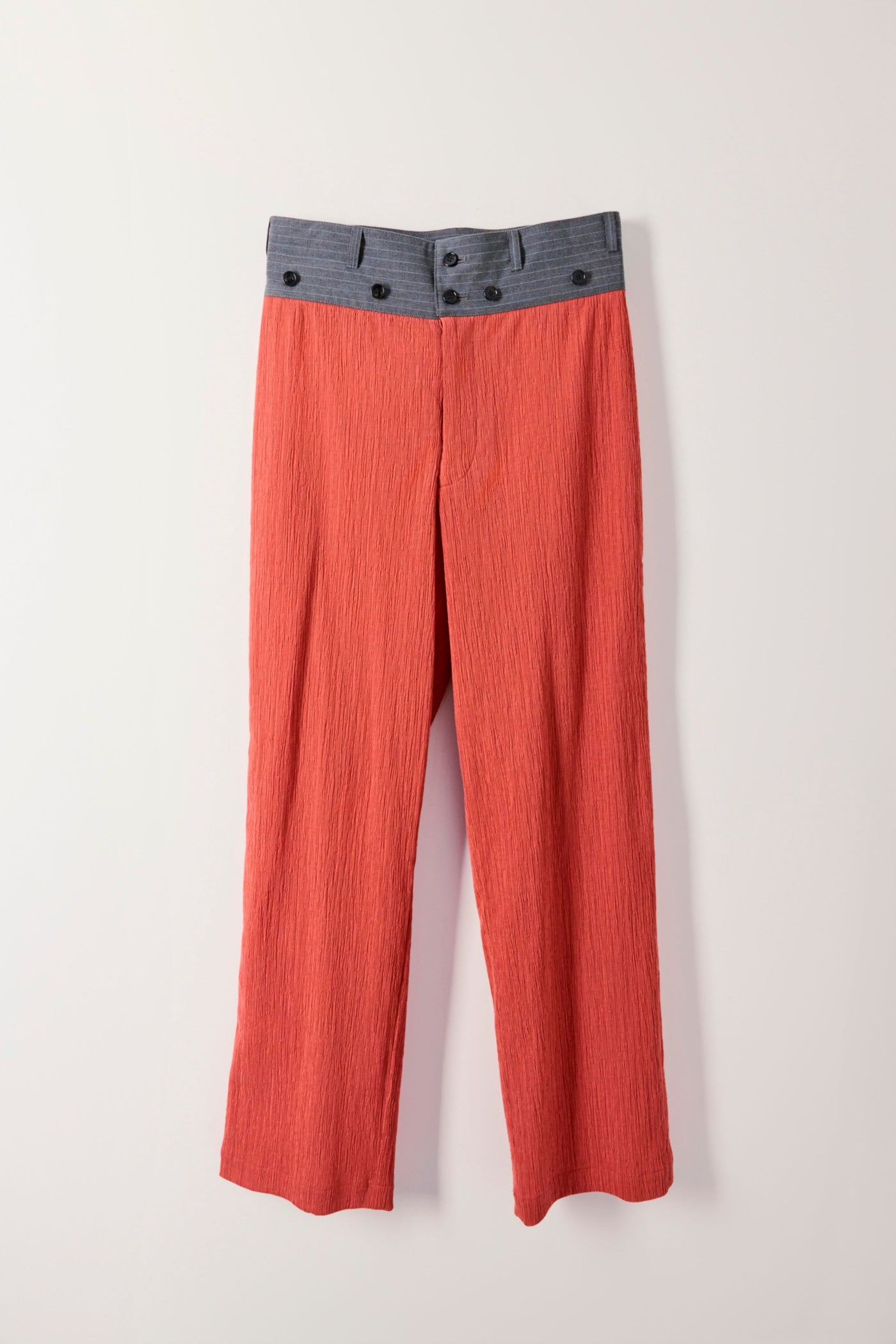 Wrap long pants (striped)