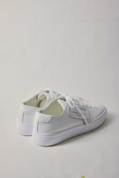 Icon Leather Sneakers (White)