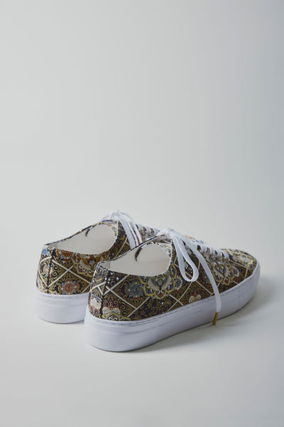 Nishijin-ori sneakers with Asuka pattern